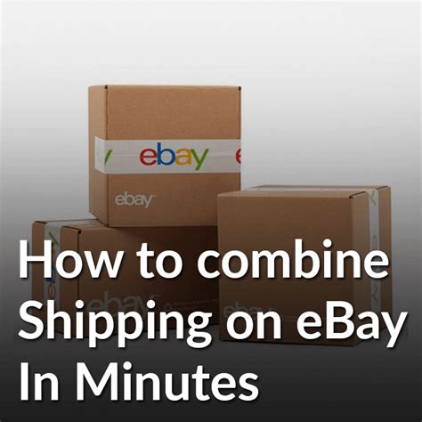 how do you combine shipping on ebay.
